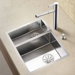 Blanco Claron 340/180-IF zlewozmywak stalowy 58,5x44 cm prawy stal polerowana 521608