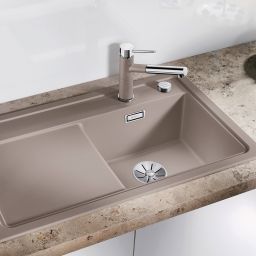 Blanco Zenar 45 S zlewozmywak 86x51 cm z Silgranit PuraDur prawy tartufo 523796