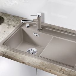 Blanco Zenar 45 S zlewozmywak 86x51 cm z Silgranit PuraDur lewy tartufo 523859