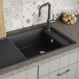 Blanco Faron XL 6 S zlewozmywak 100x50 cm z Silgranit PuraDur czarny 525896