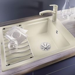 Blanco Elon 45 S zlewozmywak 65x50 cm z Silgranit PuraDur czarny 525880