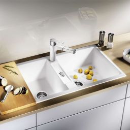 Blanco Metra 8 S zlewozmywak 116x50 cm Silgranit czarny 525934