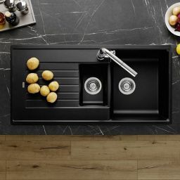 Blanco Zia 6 S zlewozmywak 100x50 cm Silgranit czarny 526021