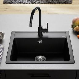 Blanco Legra 6 zlewozmywak 58,5x50 cm z Silgranit czarny 526084