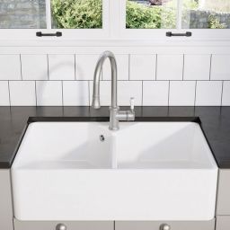 Blanco Villae Farmhouse 8 zlewozmywak ceramiczny 79,4x49 cm biały połysk 525164