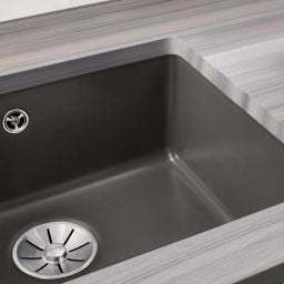 Blanco Subline 375-U zlewozmywak ceramiczny 45,6x41,4 cm czarny 523732