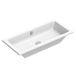Catalano Zero umywalka 80x37 cm prostokątna wpuszczana-podblatowa biała 0124810001