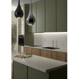 FDesign Carioca zlewozmywak granitowy 58x48 cm grafit FD9-11-4858-22
