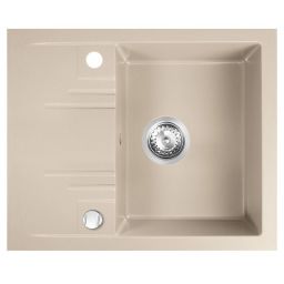 FDesign Carioca zlewozmywak granitowy 58x48 cm piasek FD9-12-4858-88