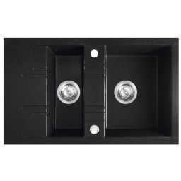 FDesign Carioca zlewozmywak granitowy 79x48 cm grafit FD9-15-4879-22