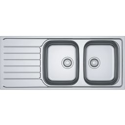 Franke Spark SKX 621-116 zlewozmywak stalowy 116x50 cm stal szlachetna szczotkowana 101.0592.563