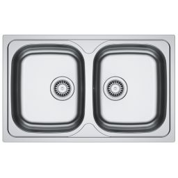 Franke Spark zlewozmywak stalowy 80x50 cm stal 101.0712.234