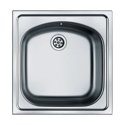 Outlet - Franke Eurostar ETN 610 i zlewozmywak stalowy 43,5x45,5 cm jedwab 101.0067.344