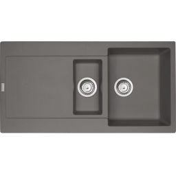 Franke Maris MRG 651-97 zlewozmywak 97x50 cm Fragranite kamienny szary 114.0675.994