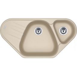 Franke Antea AZG 661-E zlewozmywak 96x50 cm Fragranite lewy beżowy 114.0676.225