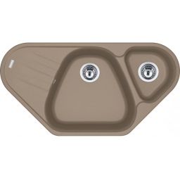Franke Antea AZG 661-E zlewozmywak 96x50 cm Fragranite lewy cappuccino 114.0676.227