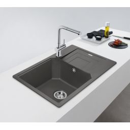 Franke Urban UBG 611-62 GSC zlewozmywak 62x50 cm Fragranite kamienny szary 114.0687.266