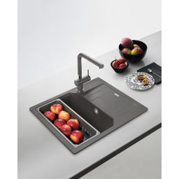 Franke Urban UBG 611-62 GSC zlewozmywak 62x50 cm Fragranite kamienny szary 114.0687.266