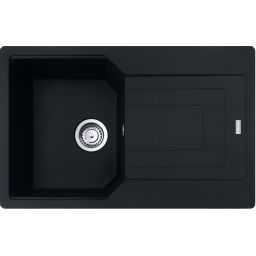 Franke Urban UBG 611-78 GSC zlewozmywak 78x50 cm Fragranite czarny mat 114.0687.275