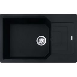 Franke Urban UBG 611-78 XL GSC zlewozmywak 78x50 cm Fragranite czarny mat 114.0687.282