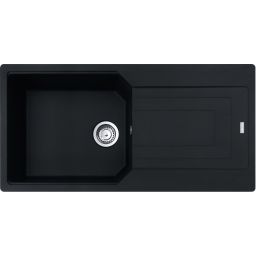 Franke Urban UBG 611-100 XL GSC zlewozmywak 100x50 cm Fragranite czarny mat 114.0687.294