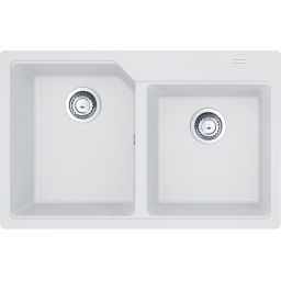 Franke Urban zlewozmywak granitowy 78x50 cm biały 114.0687.309