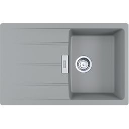 Franke Centro CNG 611-78 GSC zlewozmywak 78x50 cm Fragranite kamienny szary 114.0687.320
