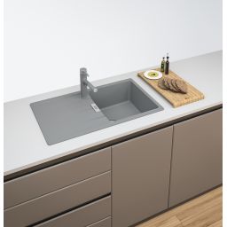 Franke Centro CNG 611-86 GSC zlewozmywak 86x50 cm Fragranite kamienny szary 114.0687.329