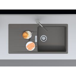 Franke Centro CNG 611-100 XL GSC zlewozmywak 100x50 cm Fragranite kamienny szary 114.0687.334