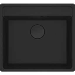 Franke Maris MRG 610-52 zlewozmywak 56x51 cm Fragranite czarny mat 114.0693.516