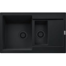 Franke Maris MRG 651-78 zlewozmywak 78x50 cm Fragranite czarny mat 114.0693.532