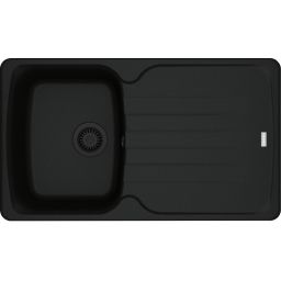 Franke Antea zlewozmywak granitowy 86x50 cm czarny 114.0693.551