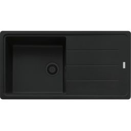 Franke Basis zlewozmywak granitowy 97x50 cm czarny 114.0693.556