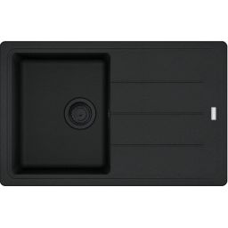 Franke Basis BFG 611-78 zlewozmywak 78x50 cm Fragranite czarny mat 114.0693.557