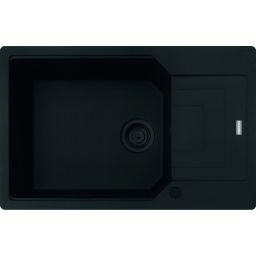 Franke Urban UBG 611-78 XL GSC zlewozmywak 78x50 cm Fragranite czarny mat 114.0697.751