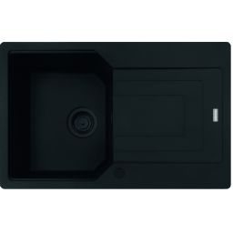 Franke Urban UBG 611-78 GSC zlewozmywak 78x50 cm Fragranite czarny mat 114.0697.752