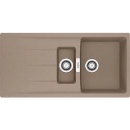 Franke Centro zlewozmywak granitowy 100x50 cm brązowy 114.0710.226