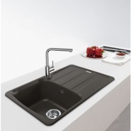 Franke Antea zlewozmywak granitowy 78x50 cm szary 114.0716.311