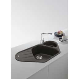 Franke Antea zlewozmywak granitowy 96x50 cm szary 114.0716.315