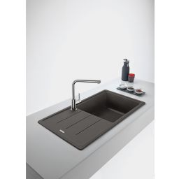 Franke Basis zlewozmywak granitowy 97x50 cm szary 114.0716.318
