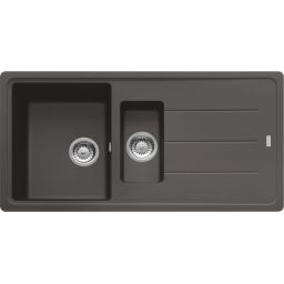Franke Basis zlewozmywak granitowy 97x50 cm szary 114.0716.320