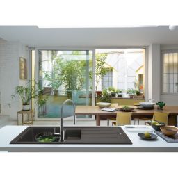 Franke Basis zlewozmywak granitowy 97x50 cm szary 114.0716.320