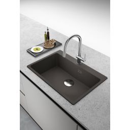 Franke Maris MRG 610-73 FTL zlewozmywak granitowy 78x50 cm łupkowy szary 114.0716.337