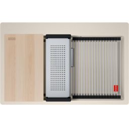 Franke Kanon KNG PRO 610-73 FTL zlewozmywak granitowy 79x51 cm orzechowy 114.0749.636