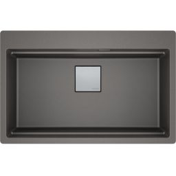 Franke Kanon KNG PRO 610-73 FTL zlewozmywak granitowy 79x51 cm kamienny szary 114.0749.638