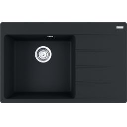 Franke Centro 611-78 TL zlewozmywak 78x50 cm Fragranite czarny mat 114.0633.145