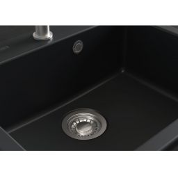 Franke Mythos MYK 610-52 zlewozmywak ceramiczny 59x51 cm czarny mat 124.0749.515