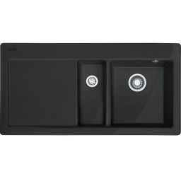 Franke Mythos MTK 651-100 zlewozmywak ceramiczny 100x51 cm Fraceram onyx 124.0379.868