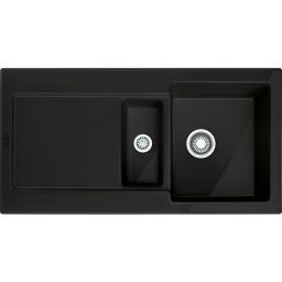 Franke Maris MRK 651-100 zlewozmywak ceramiczny 100x51 cm Fraceram czarny mat 124.0442.554