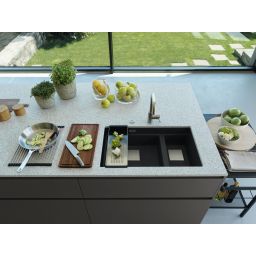 Franke Kanon KNG 120 zlewozmywak 76x46 cm Fragranite onyx 125.0528.636